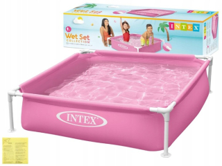 Bazén so štvorcovým rámom Intex 122 x 122 cm